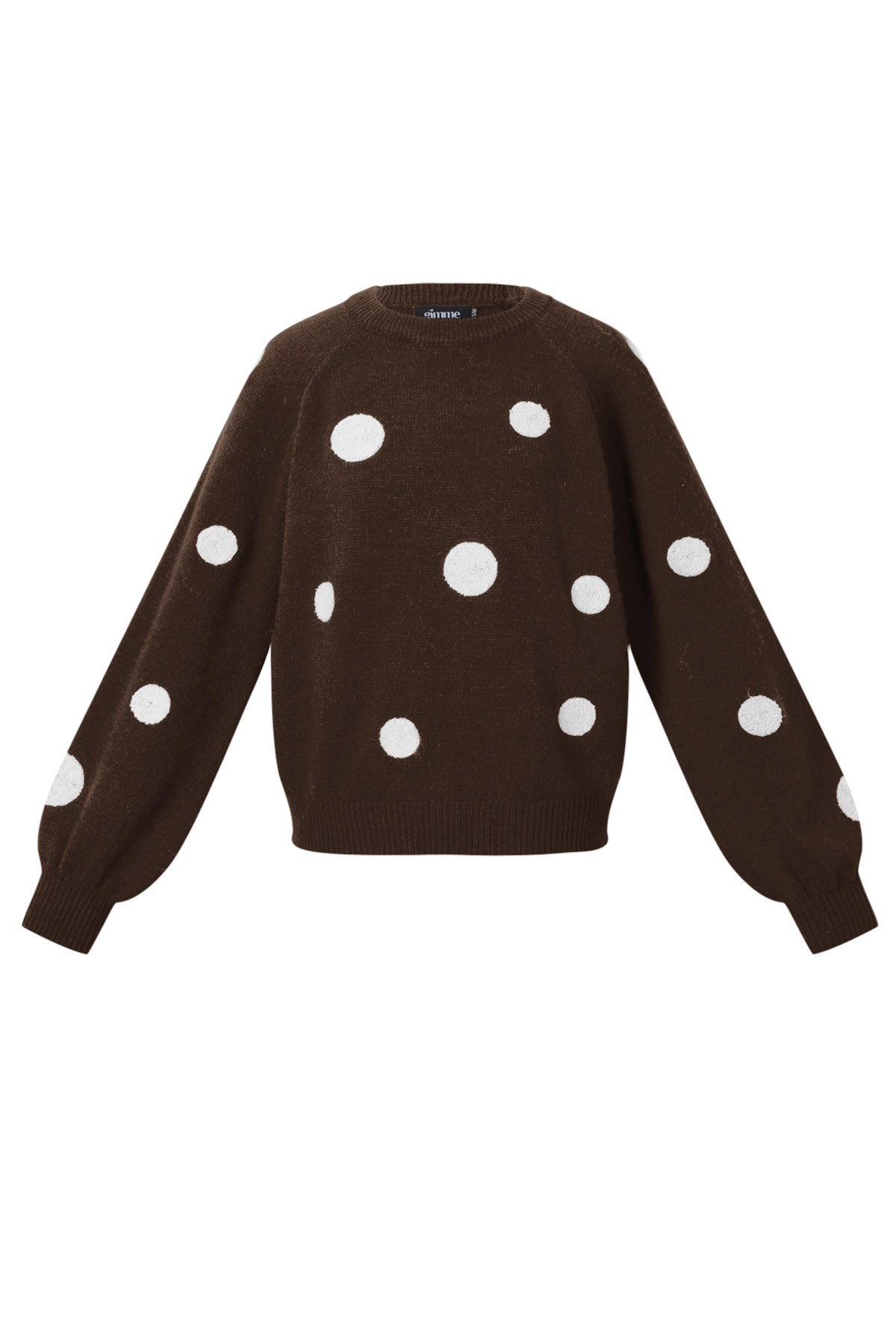Polyester fiber (polyester) Knit sweaters Polka dots Casual Fall/Winter  Clothes